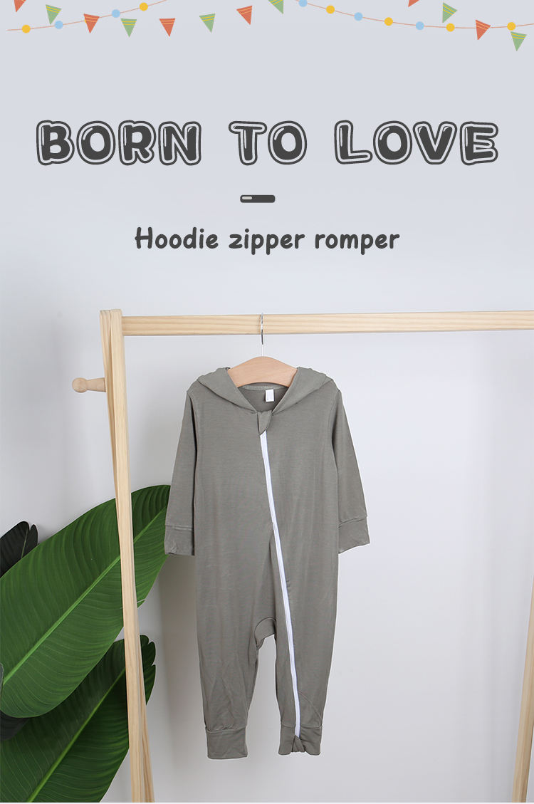 Barboteuse pour nouveau-né et bébé, couleur unie, Style fermeture éclair, unisexe, costume pour garçon et fille, ensemble barboteuse, automne et hiver