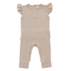 Vêtements d'été pour bébé, combinaison sans manches et pantalons longs avec bouton-pression, barboteuse de haute qualité, 95% Fiber de bambou, 5% élasthanne