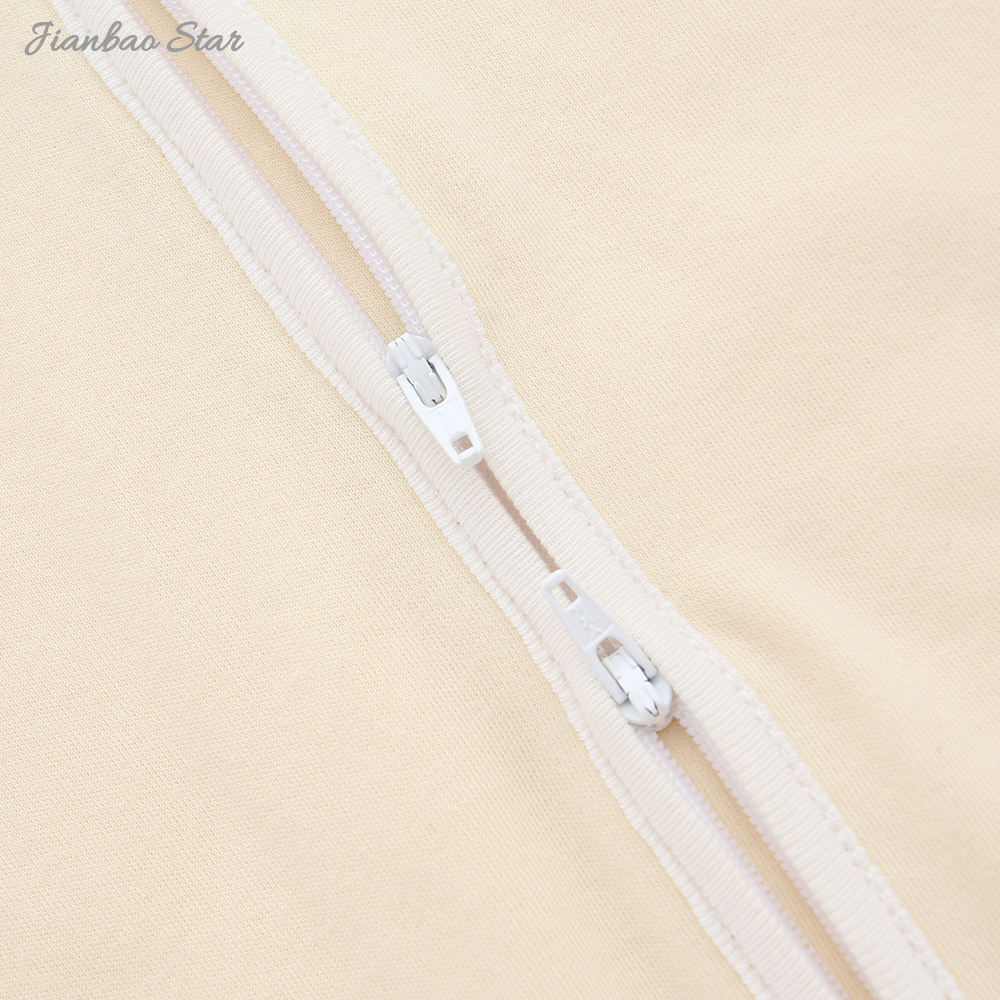 Barboteuse en tissu de coton de bambou Extra doux pour bébé, barboteuse à manches longues, fermeture éclair, Style bouton, ensemble de vêtements pour bébé, impression personnalisée, vêtements pour enfants