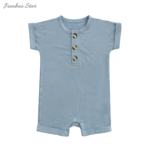 Nouveau-né bambou bébé barboteuse vêtements bébé combinaison body fermetures éclair pied Onesie pyjama vêtements barboteuses