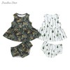 Haut sans manches péplum pour bébé, ensemble de vêtements respirants en tissu 100% coton avec bouffantes, avec Service OEM, nouvelle version