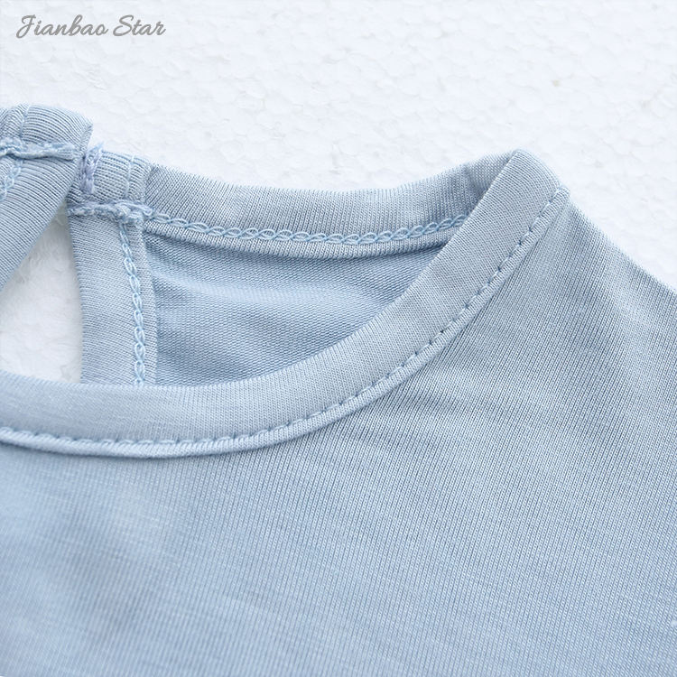 Robes de bébé à manches courtes, à volants, de haute qualité, personnalisées, Style d'été, vente en gros, nouvel arrivage d'usine