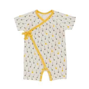 Nouveautés à lacets offre spéciale mode décontracté confortable tricoté à manches courtes Style d'été nouveau-né bébé barboteuse