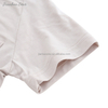 Tenue ample de Style classique, vêtements de nuit de couleur unie, T-shirt à manches courtes en coton et bambou pour bébés, enfants et adultes, vente en gros