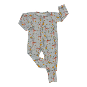 Mode nouveau Design confortable personnalisé 100% coton doux hiver à manches longues nouveau-né bébé barboteuses à fermeture éclair