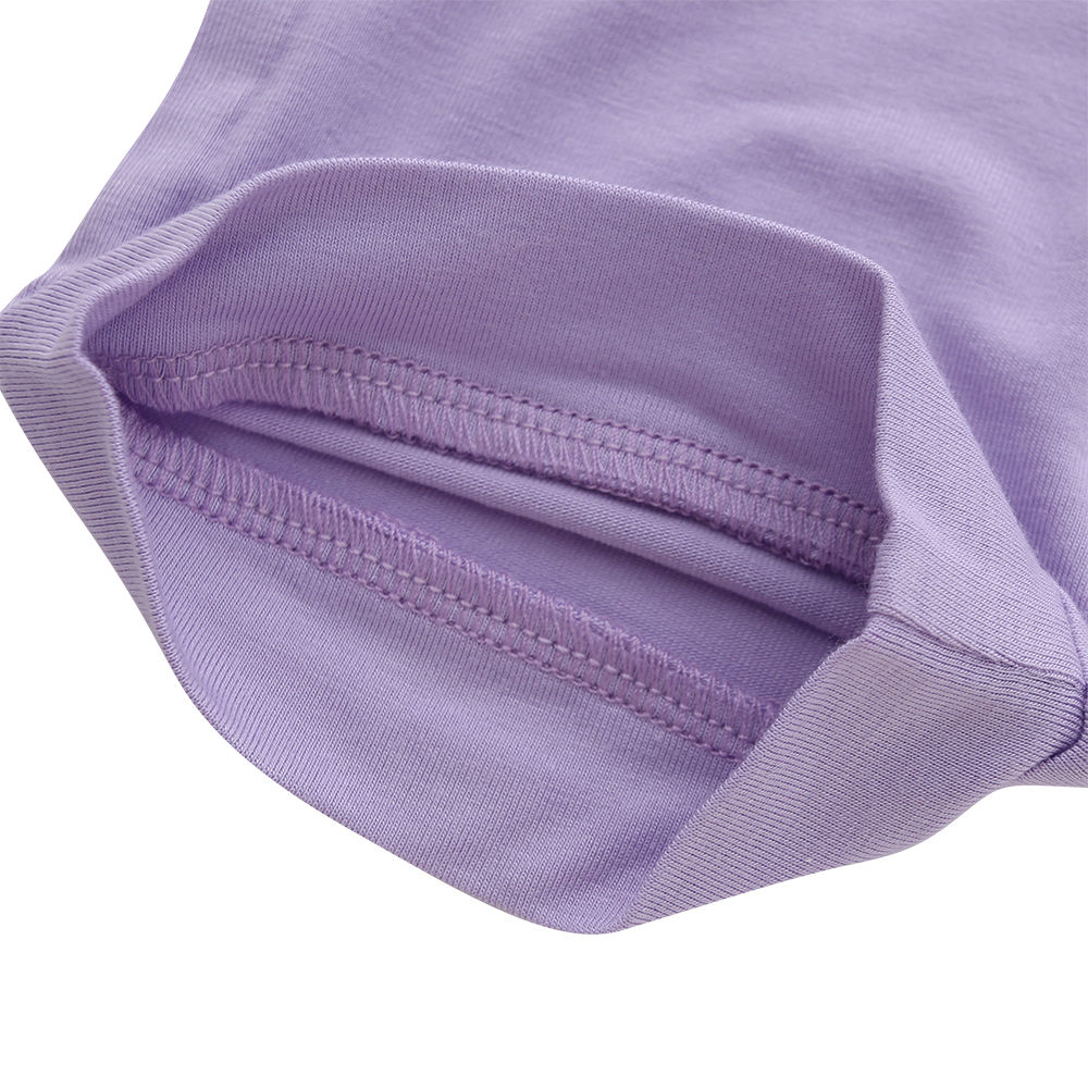 Vêtements tricotés en coton et bambou pour bébé, combinaison de nuit unisexe, impression personnalisée, couleur unie, barboteuse pour printemps et été, vente en gros