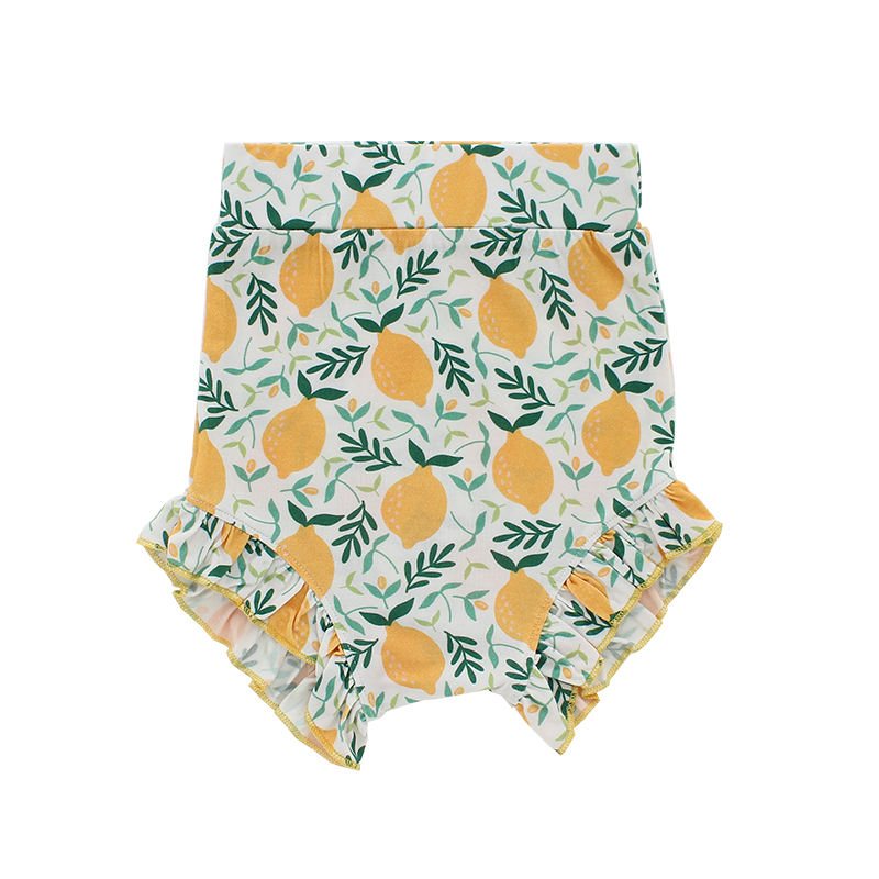 Tissu tricoté 95% bambou et 5% élasthanne pour bébés filles, bouffant d'été avec joli Design à volants, offre spéciale