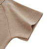 Barboteuse d'été en coton confortable, couleur personnalisée, respirante, unisexe, fermeture éclair bidirectionnelle, vêtements pour nouveau-né, nouvel arrivage