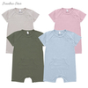 Personnaliser en gros bébé vêtements Style classique été bambou coton nourrissons vêtements sans manches belle jarretelle bébé barboteuse