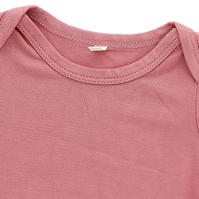 Barboteuse classique à manches courtes pour bébé, tissu en coton et bambou doux, vêtements écologiques pour bébé, vêtements de Style printemps et été