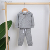 Vêtements d'hiver pour bébé, hauts à manches longues, avec capuche et pantalon, tenues pour enfants en bas âge, ensembles de survêtement 2 pièces