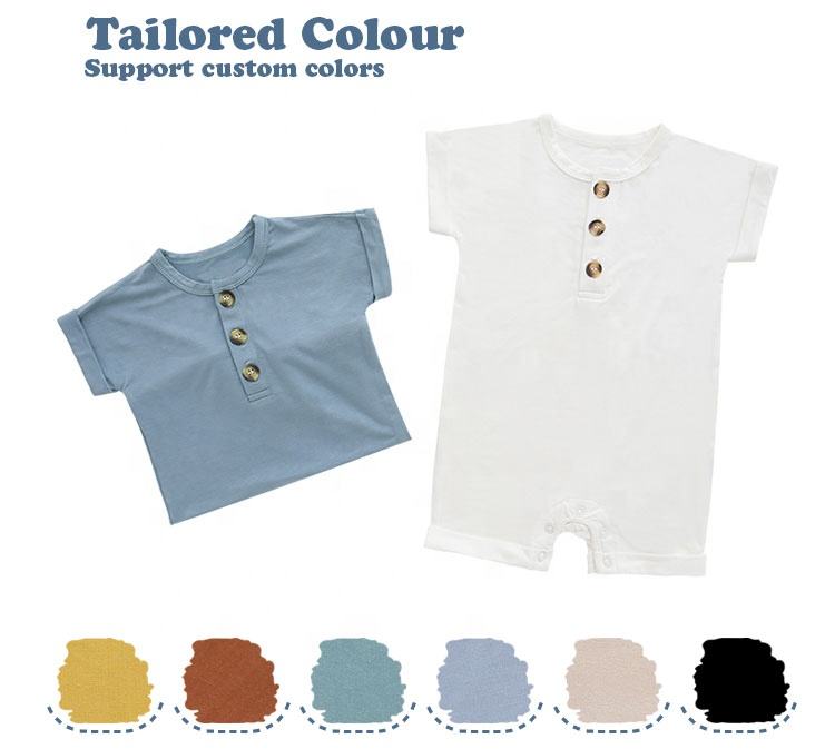 Nouveau-né bambou bébé barboteuse vêtements bébé combinaison body fermetures éclair pied Onesie pyjama vêtements barboteuses