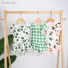 Nouveaux enfants vêtements bébé vêtements ensemble haute qualité enfants Shorts enfants filles gaufre vêtements belle bambou bébé filles costume ensemble