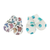 Tissu en bambou imprimé et couleur unie, ensemble de mitaines super douces pour bébé, nouveau-né