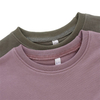 Tenue de style ample classique, vente en gros, vêtements de nuit de couleur unie, coton de bambou, T-shirt à manches longues, conception personnalisée OEM, vêtements pour bébés et enfants