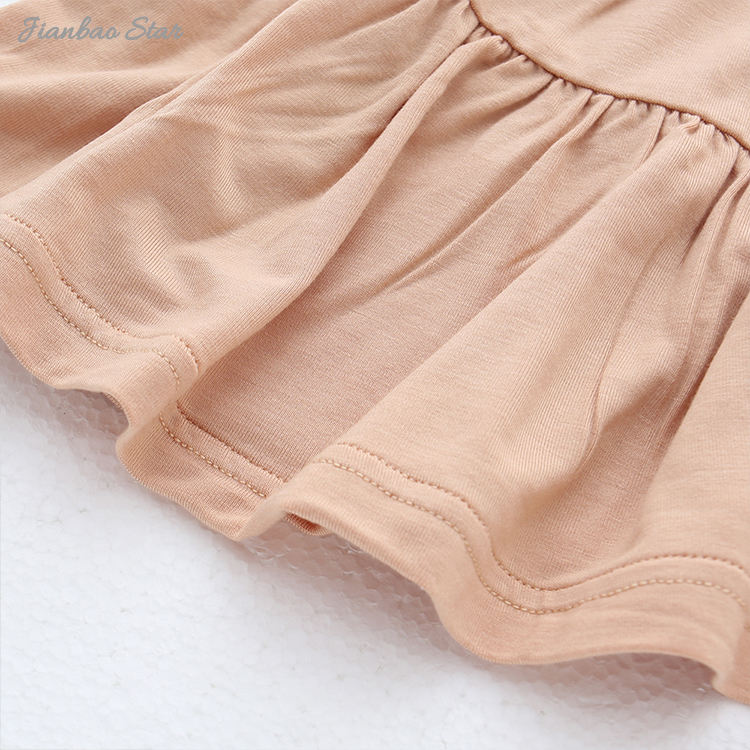 Robe pour bébé à manches courtes, 100% coton, à volants, de haute qualité, Style été, vente en gros, nouvel arrivage d'usine