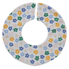 Bavoirs tricotés 100% coton pour nouveau-né, avec joli motif imprimé OEM, accessoires pour bébés garçons et filles