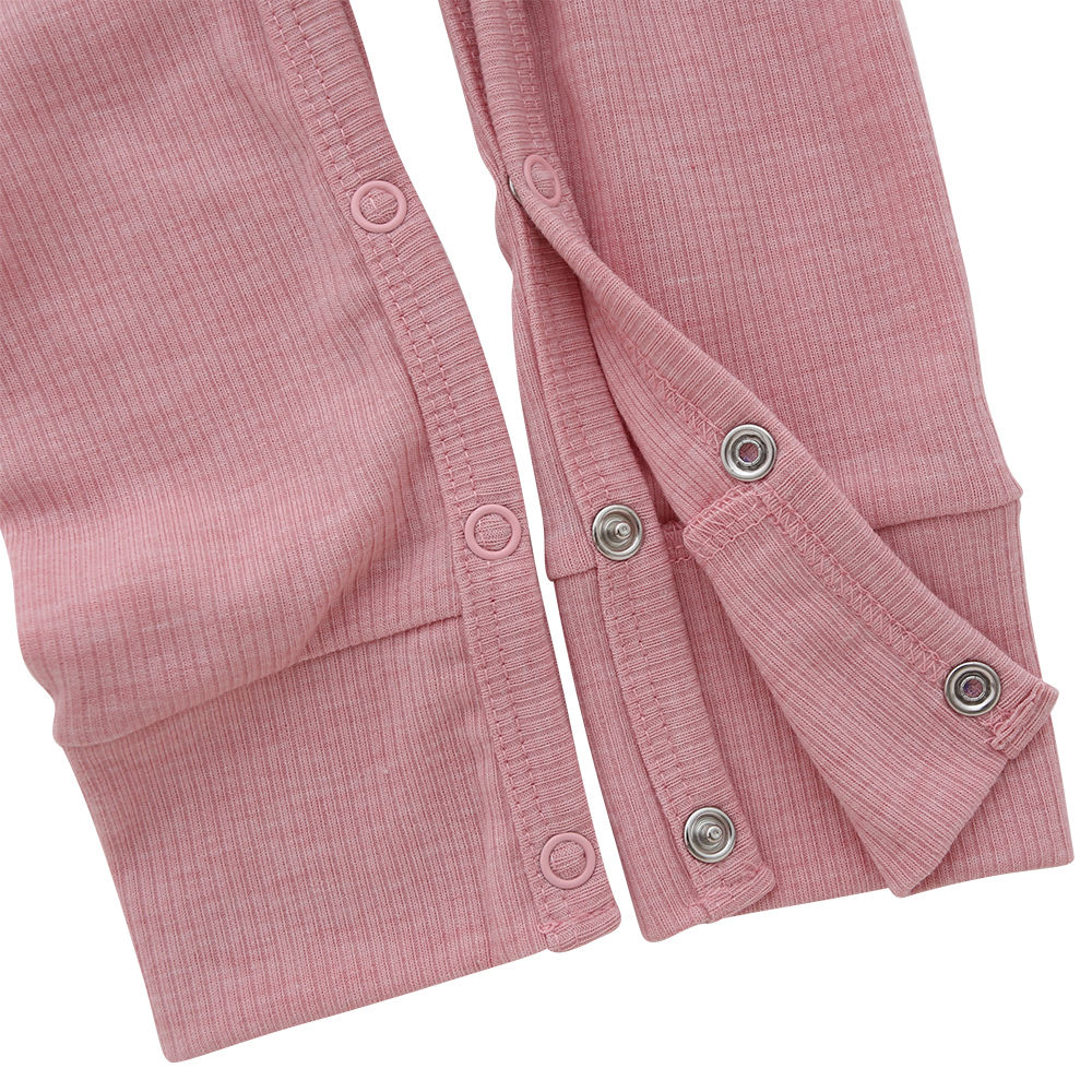 Barboteuse à manches longues en coton et bambou pour bébé, jolie barboteuse en couleurs unies, combinaison corporelle pour nourrissons, combinaison à fermeture éclair, automne