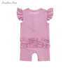 Bambou/Spandex bébé Onesie volants de dos bébé vêtements nouveau-né combinaison aile à manches courtes bébé barboteuse Shortalls
