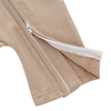 Barboteuse d'été en coton confortable, couleur personnalisée, respirante, unisexe, fermeture éclair bidirectionnelle, vêtements pour nouveau-né, nouvel arrivage