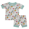 Pyjama pour bébé, nouveau Design, ensemble deux pièces, manches courtes, vêtements de nuit, bambou, Spandex, coton, unisexe, automne, vente en gros