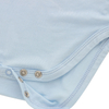 Barboteuse unisexe tricotée en bambou pour bébé, combinaison d'été à manches courtes, col rabattu avec bouton d'ouverture, combinaison pour bébé
