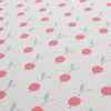 Couvertures à motif de cerise pour bébé en coton de bambou doux imprimé double face en gros personnalisé OEM accepté couverture de bébé de haute qualité