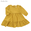 Robe à volants pour filles, vêtements pour bébés, haute qualité, Durable, utilisation de diverses filles, décontracté, élégant, imprimé, été, Style OEM en bambou