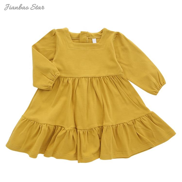 Robe à volants pour filles, vêtements pour bébés, haute qualité, Durable, utilisation de diverses filles, décontracté, élégant, imprimé, été, Style OEM en bambou