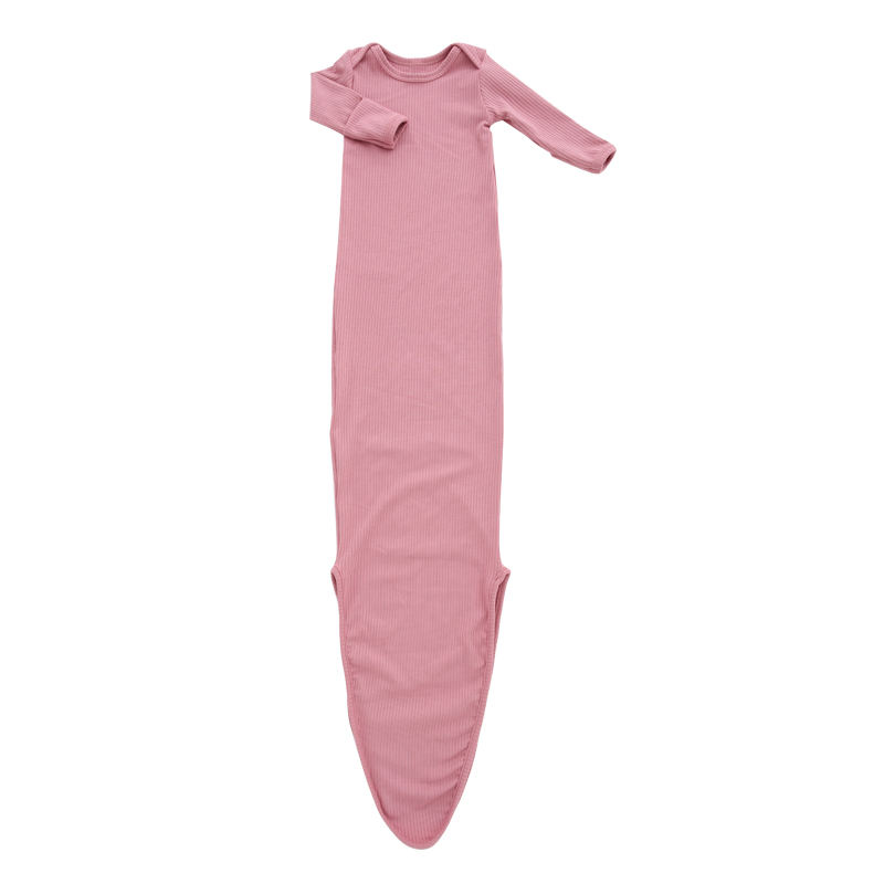Sac de couchage unisexe en bambou côtelé pour nouveau-né, avec joli chapeau, sac de couchage confortable pour bébé, vêtements de nuit