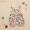 Barboteuse sans manches à volants pour bébé fille, nouvelle version printemps été, coupe incroyable et Style doux, tissu en coton de bambou, vêtements pour bébé fille