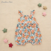 Ensemble barboteuse personnalisé pour bébé, pyjama pour bébé, vêtements pour enfants, vêtements pour filles, Stock prêt de l'usine, écologique, sans manches, décontracté