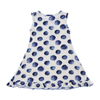 Robes d'été pour petites filles, nouveau Style, haute qualité, motif de couleur personnalisé, boutons confortables, sans manches, jolies robes pour bébés filles, vente en gros