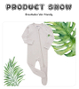 Gros Footie Design Bébé Garçons Filles Body À Manches Longues Spandex Bambou Vêtements Anti Grips Footie Zipper Barboteuse Pyjamas