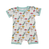 Barboteuse d'été en coton et bambou de Style classique, vêtements pour nourrissons, manches courtes, bretelles, jolis vêtements pour bébés, vente en gros