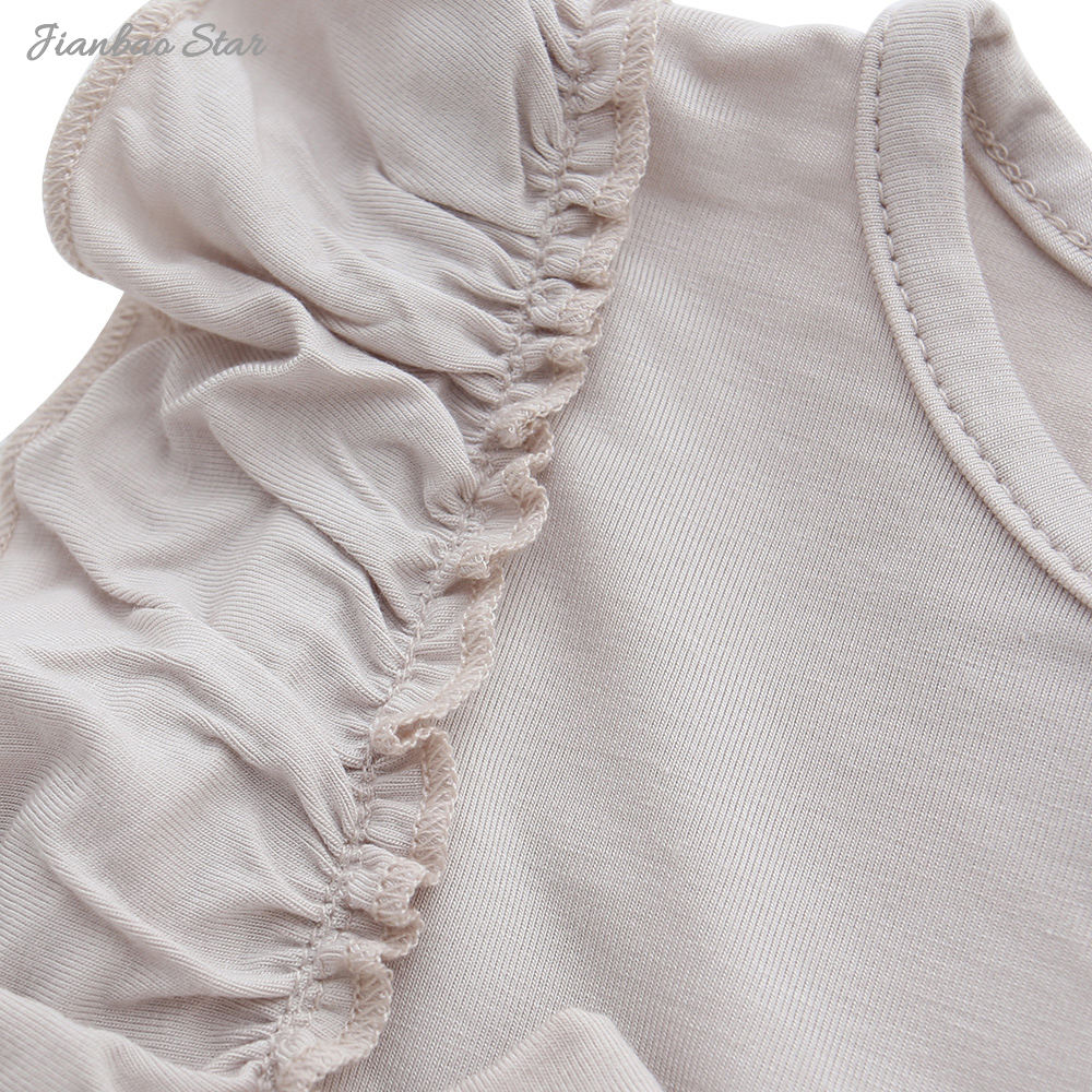 Robes d'été pour petites filles, nouveau Style, haute qualité, vente en gros, motif de couleur personnalisé, sans manches, à volants, jolies bretelles, offre spéciale