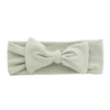 Bandeau tricoté en bambou pour bébé, nouveau Design, forte élasticité, bandeau Facial pour enfants, couleur unie, Style côtelé à la mode