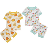 Pyjama pour bébé, nouveau Design, ensemble deux pièces, manches courtes, vêtements de nuit, bambou, Spandex, coton, unisexe, automne, vente en gros