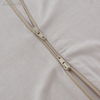 Barboteuse unisexe en bambou 95%, vêtements pour nouveau-né, manches longues, fermeture éclair, automne-hiver, personnalisé, couleur unie, vente en gros