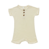 Gros Style classique été bambou coton nourrissons vêtements à manches courtes jarretelle belle bébé barboteuse