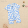 Costume une pièce pour bébé, nouveauté, motif coloré, barboteuse d'été à manches courtes, à volants, body, vêtements pour bébé