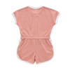 Barboteuse en coton et bambou pour bébés, vêtements à manches courtes, couleur unie, doux, personnalisable, acceptable, vente en gros