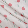 Couvertures à motif de cerise pour bébé en coton de bambou doux imprimé double face en gros personnalisé OEM accepté couverture de bébé de haute qualité