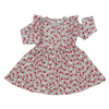 Robes pour petites filles, couleur unie, 100% coton, manches longues, Style à volants, vêtements pour enfants, dernière collection