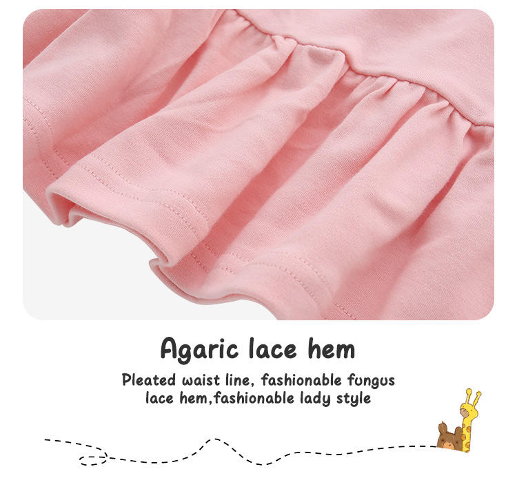 Usine nouveau Design de haute qualité à volants en gros personnalisé confortable Style d'hiver à manches longues robes de bébé