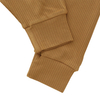 Vêtements classiques pour bébé, couleur unie, imprimé personnalisé, joli pyjama à manches longues, tissu 100% coton en bambou, ensemble barboteuse pour bébé, 2 pièces