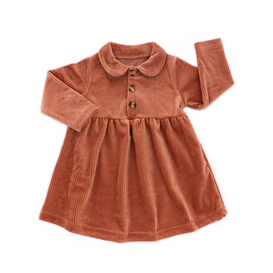 Nouveauté automne hiver manches longues Boutique infantile bébé robes enfant en bas âge enfants fille robes