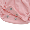 Barboteuse d'été pour bébés filles, tissu en coton biologique, sans manches, couleur unie, imprimé personnalisé, ensemble barboteuse pour bébé