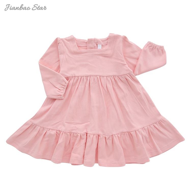 Robe à volants pour filles, vêtements pour bébés, haute qualité, Durable, utilisation de diverses filles, décontracté, élégant, imprimé, été, Style OEM en bambou