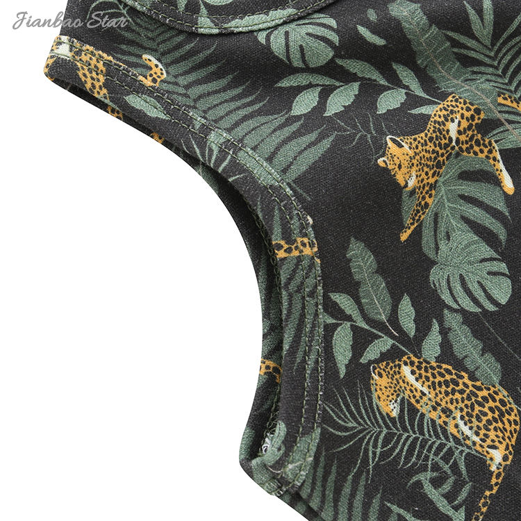 Nouveauté modèle à la mode offre spéciale de haute qualité confortable Style d'été sans manches unisexe bébé vêtements ensembles